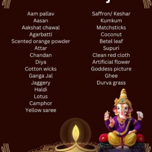 Readymade Ganesh puja