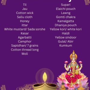 Readymade Dhanteras puja