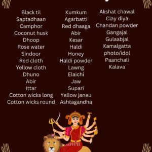 Readymade Navratri Puja kit